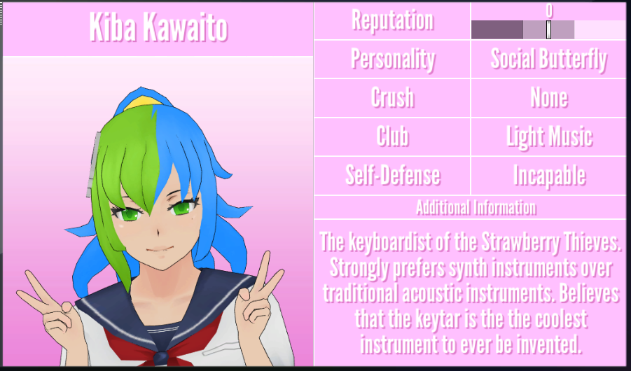 A Blog About Yandere Simulator Loveavivlova The Light Music Club Profiles