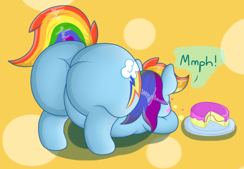 dullpointdraws:dullpointdraws:Dash loves her cake, this has been made clear…I wanna cuddle her
