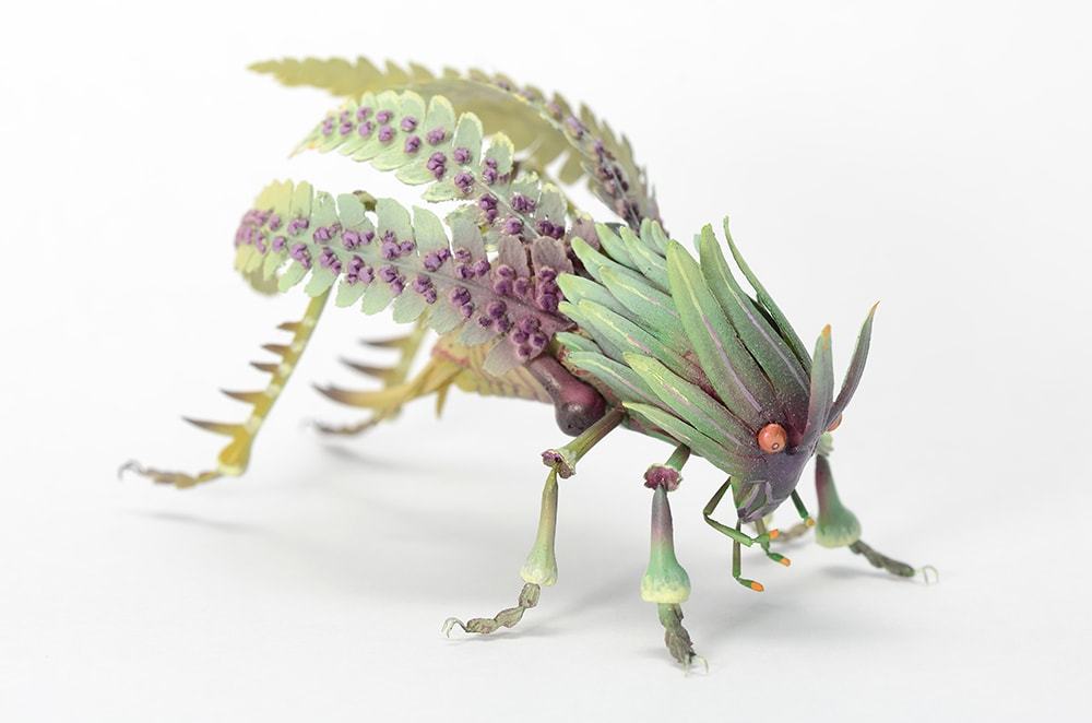 culturenlifestyle:  Surreal Insects Sculptures by Hiroshi Shinno Japan-based ingenious
