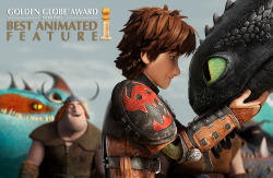 howtotrainyourdragon:  Congratulations to the cast and crew of How to Train Your Dragon 2 on your Golden Globe nomination!