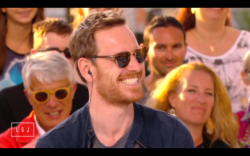 browngirlslovefassy:  Michael Fassbender Looking Fine As Hell On Le Grand Journal Earlier Today