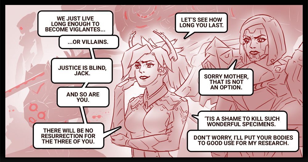 sunnysundown:  blackbookalpha:  Taking a break from Gremlin D.Va comics, need to
