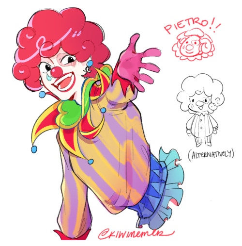 Some more gijinkas. yeah i pretty-fied a clown, what about itunauthorized use of my art is strictly 