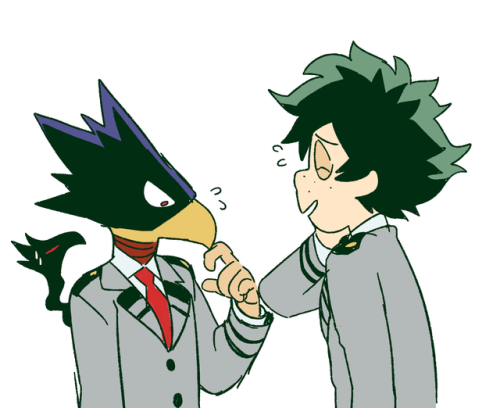 freeandshonenspirit: genchiart: tokoyami is a good guy  