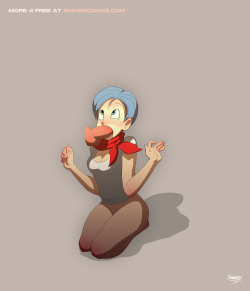 artbysinner:  Bulma from Dragon Ball SuperMore for free at sinnercomics.comPinup requested by my patrons on Patreon!You can buy my prints &gt; HERE &lt;