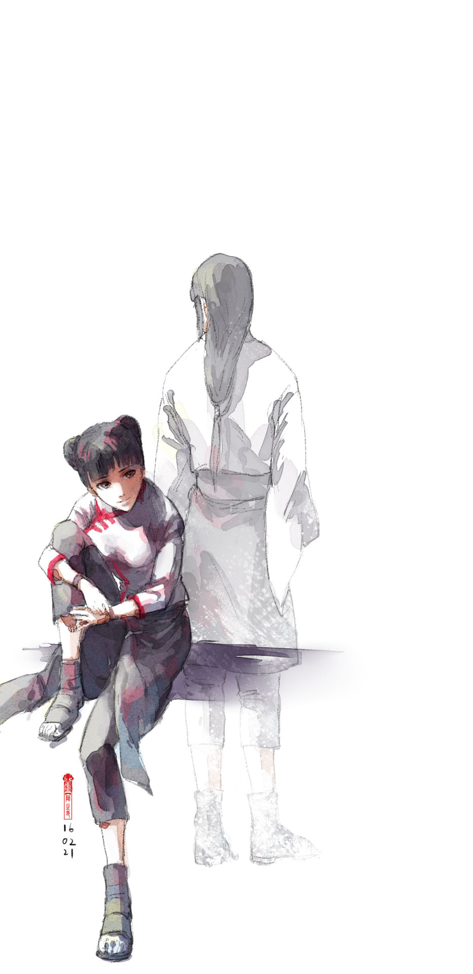 thetangles:  陌路未至 | nejiten (republished w/permission) 