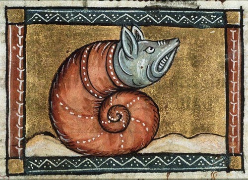 discardingimages: angry snailJacob van Maerlant, Der Naturen Bloeme, Flanders ca. 1350Den Haag, Koni