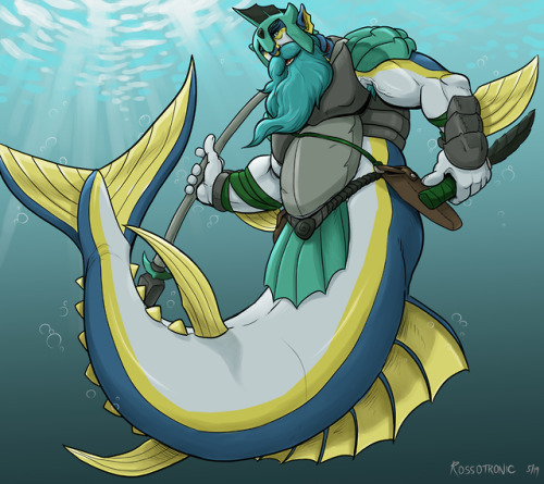 Almost didn’t get this done in time for Mermay, but ha! Success! Yellowfin Tuna soldier boy, Finley.