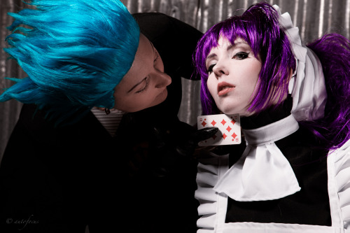 ~Maid & Butler ~Konfu as Hisoka (she´s awesome,right? best Hisoka I´ve ever seen!)Me as MachiPho