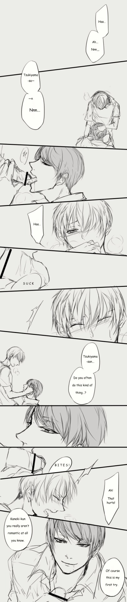 yumemirunosora:   子葉 ♚ TOKYO GHOUL 03 [R-18] With permission to translate