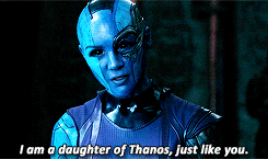 dangerouswomandeluxe:  Karen Gillan as Nebula in Guardians of the Galaxy 