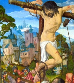 nataliakoptseva:  Master of the Aachen Altarpiece - The Crucifixion (detail) 
