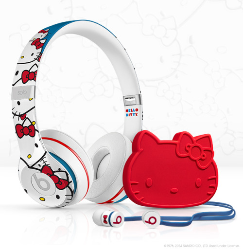 Hello Kitty meets Beats by Dre Hello Kitty has teamed up with Beats by Dre to celebrate her 40th bir