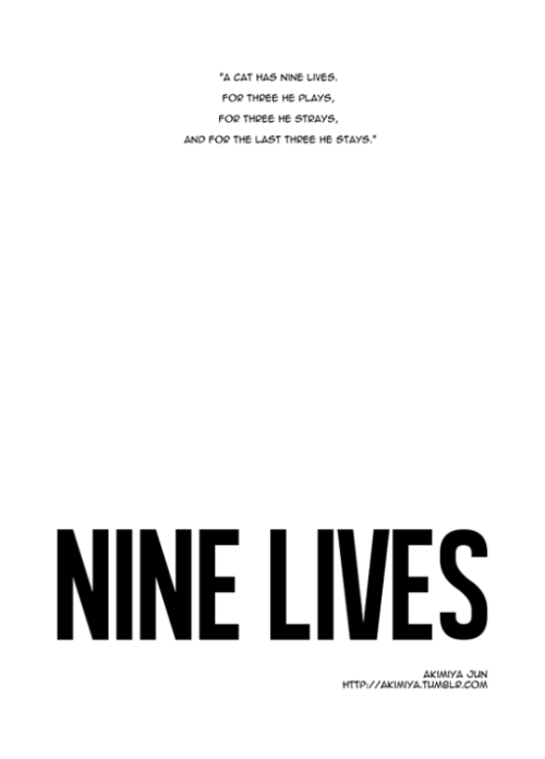 lolawashere: redrodent:  fuckyeahcomicsbaby:  A Tale of Nine Lives by Akimiya Jun   I’m not crying, you’re crying!!  I found it! 
