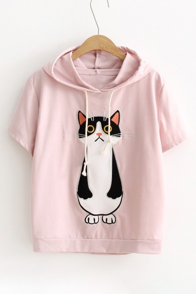 grandartisanpuppy:  Adorable Girlish TeesLeaf - Fish - CatCat - Bear - RoosterAlien