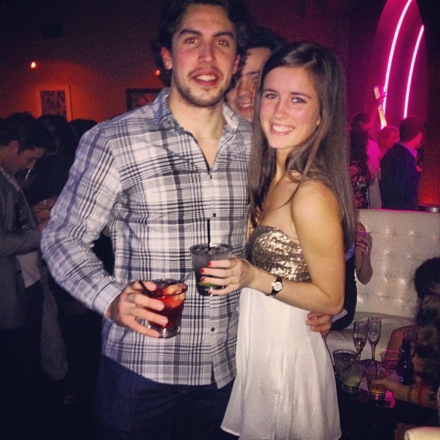 Wives and Girlfriends of NHL players — Chloe Lappen & Justin Faulk