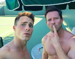 traveladdict227:  Colton Haynes and Ian Bohen