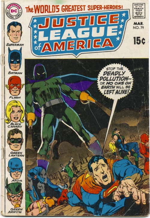 slsblog:
“ Happy Earth Day!
1970, Neal Adams cover
”
Justice League of America, #79