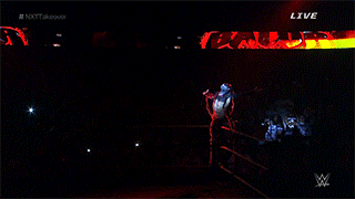 My first time seeing Finn Balor&rsquo;s body paint live! His entrance was so