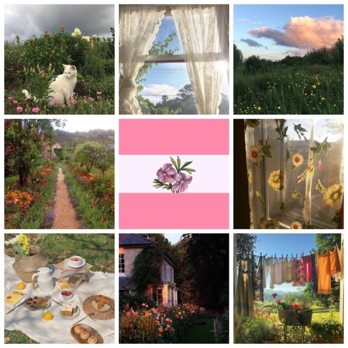 Sapphic Cottagecore Moodboard for @retrobren ! &lt;3