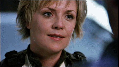 samantha-carter-is-my-muse:Happy birthday seven-of-fine - here’s some happy Sam for you :o)