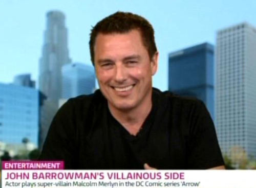 John Barrowman makes his second appearance on Good Morning Britain, 13 April 2017.