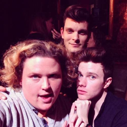 chriscolfernews: fortunefeimster Celebrating @hrhchriscolfer tonight and his amazing run on &ld