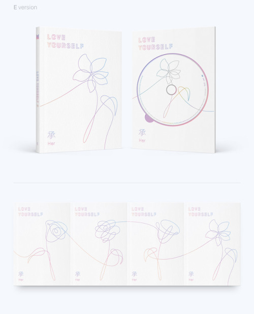 allforbts:LOVE YOURSELF 承 ‘Her’ Physical Album Details