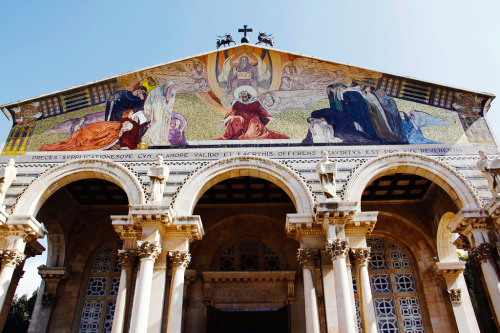 henriplantagenet: Basilica of Agony, Jerusalem.   A Catholic Franciscan church, built in 1924 b