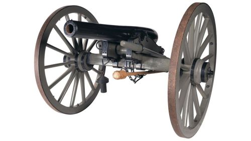 1861 Dated American Civil War Phoenix Iron Company U.S. 3-Inch Ordnance Rifle with Carriagefrom Rock