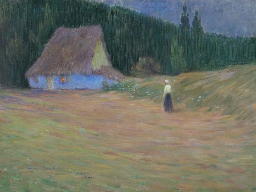 The Hut on the Forest Edge, Étaples - Henri Le Sidaner 1893