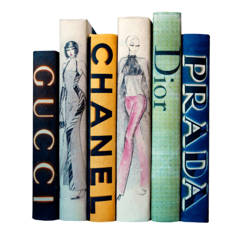muffytakesmanhattan:  Haute Couture Hand-Bound Decorative Books (PureHome)  These