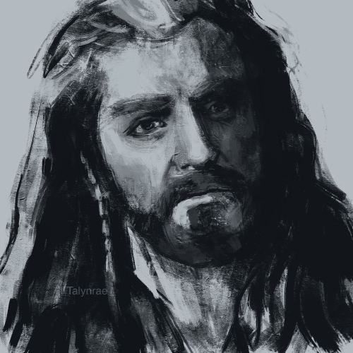 talynrae:Thorin. I can’t decide whether I like the gold or monochromatic version best, so have both