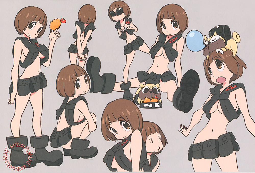 artbooksnat:  Kill la Kill (キルラキル) Character designs and costume changes