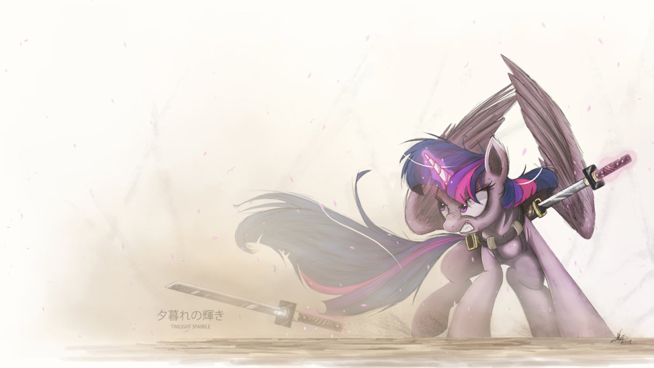 equestrian-pony-blog:  Ninja Twilight Redux by NCMares