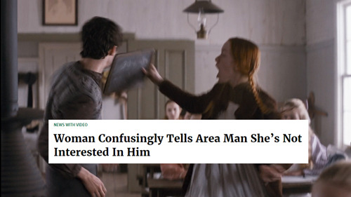mrsiriusblack:Anne with an E (with some Shirbert) + Onion Headlines