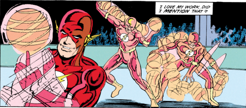 Flash #67 (1992)Writer: Mark WaidArtist: Greg LarocqueCocky enough Wally?
