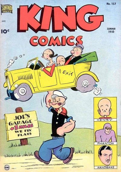 King Comics#156     Spring 1950#157    Summer 1950#158    Fall 19