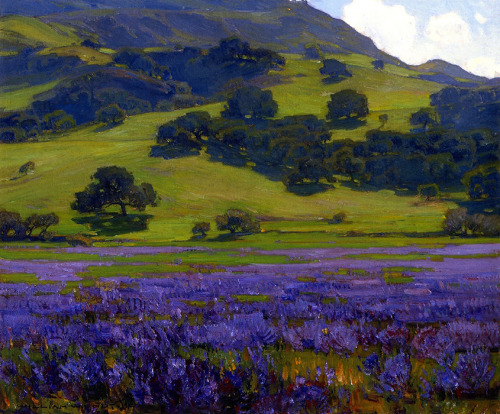 Sex William Wendt. The Athenaeum - Lupine Patch. pictures