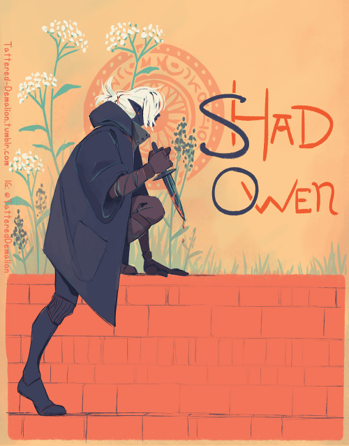 tattered-demalion: Shad Owen, Shadow Guildmaster A little homage to Le Chat Noir!