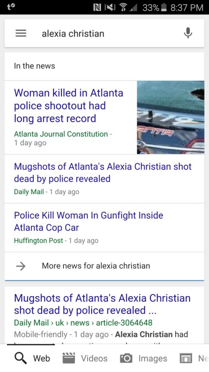 neoliberalismkills:  Alexia Christian, black woman murdered by cops in the back of a cop car, cops claim she somehow fired rounds at cops with her hands cuffed behind her and in the back seat of a squad car. This is straight up murder and they’re already
