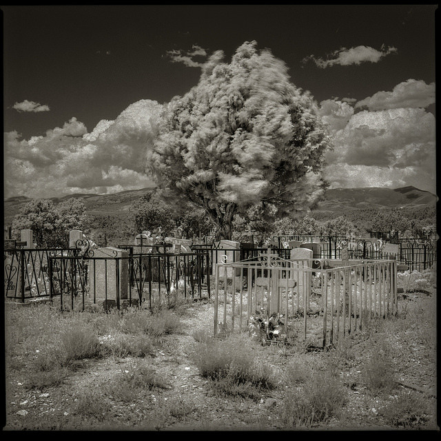 redwolf518:  Cemetery. Taos High Road. June 6, 2014-2 by Bill Leigh Brewer on Flickr.