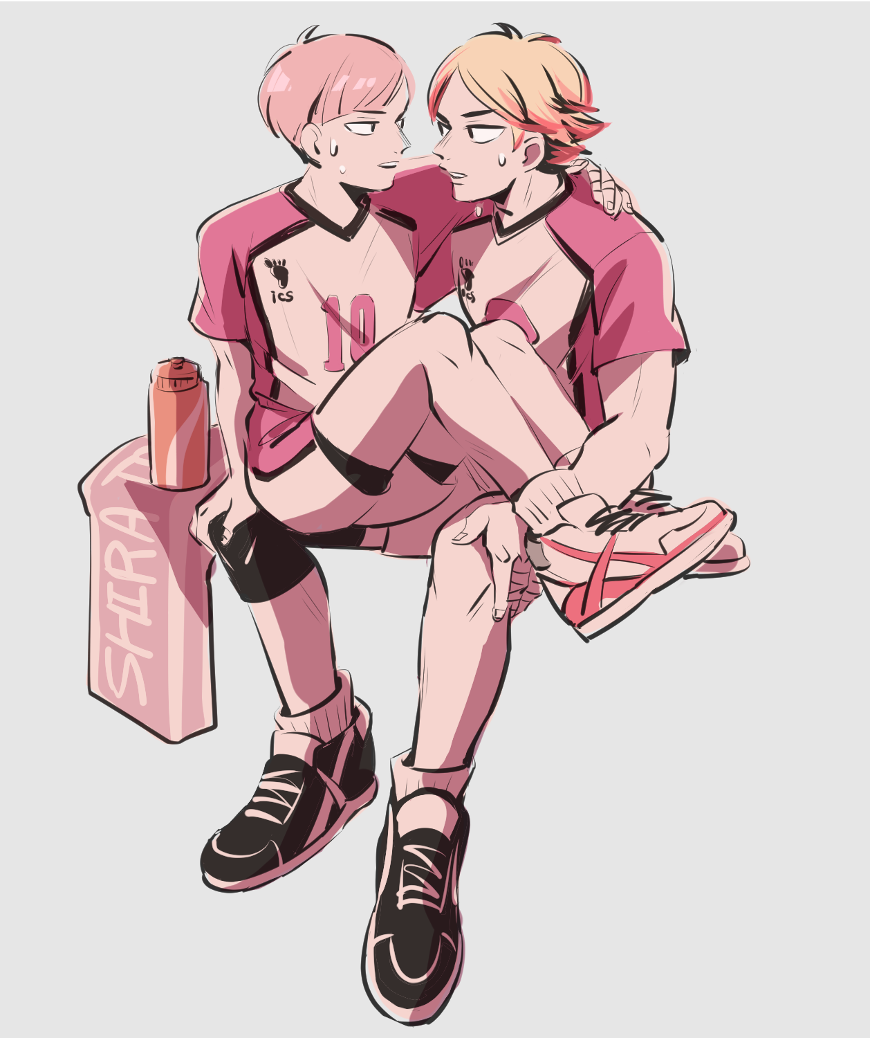 suisei-yen:  shirabu become a big trouble for semi-senpai  XD cute boyz!! 