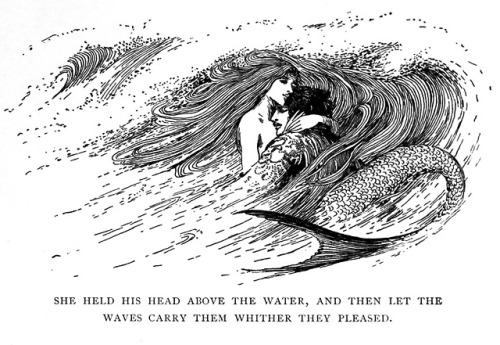 michaelmoonsbookshop:The Little Mermaid - Hans AndersenIllustration by Helen Stratton 1899