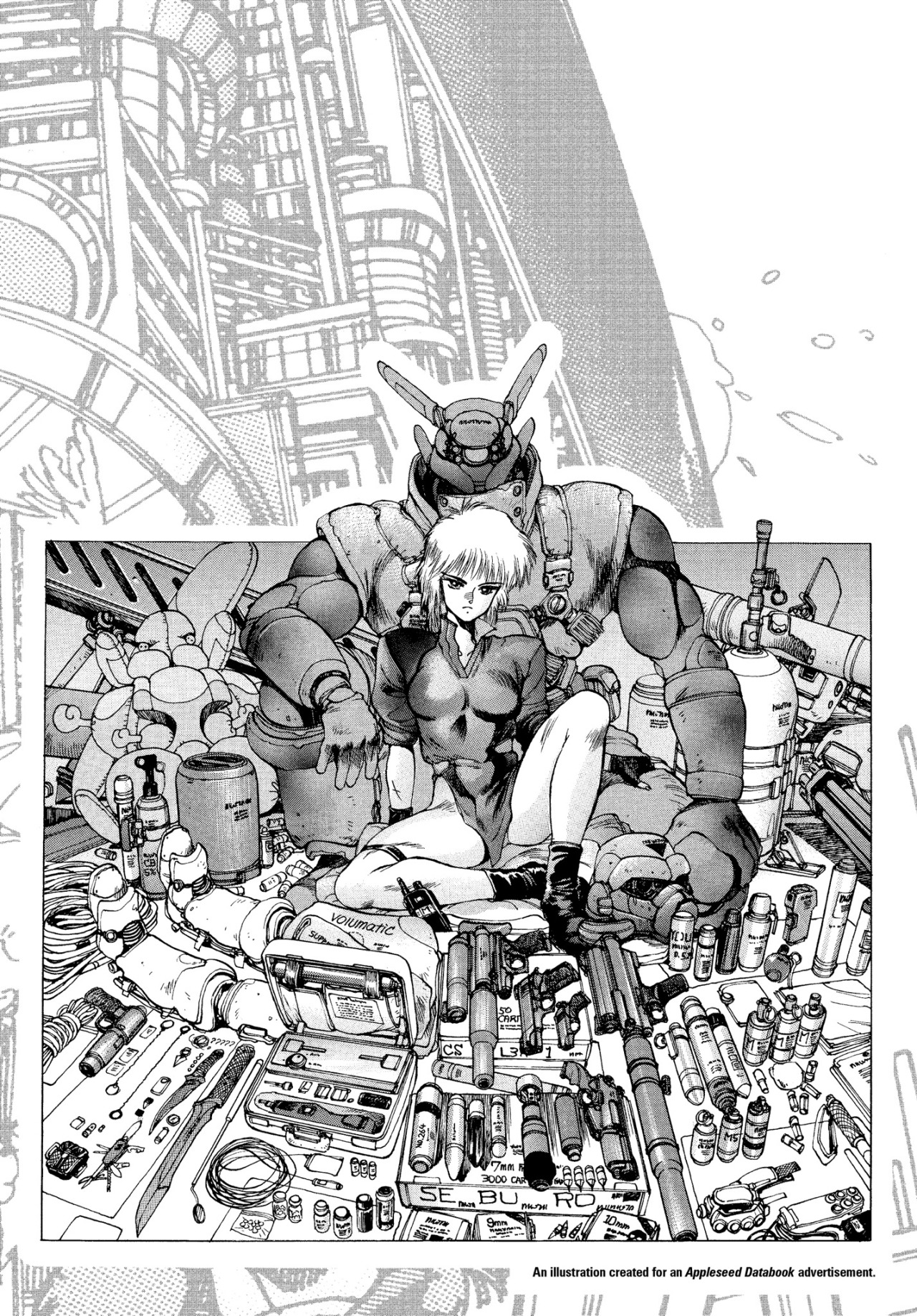 mood through manga — Appleseed (1985) - Masamune Shirow