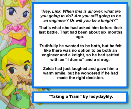 I wrote a Spirit Tracks Zelink fic for @zelink-fanzine​​&rsquo;s digital zine! You can read it a