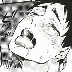 Sex aobabe:  akaashi is making both the ahegao pictures