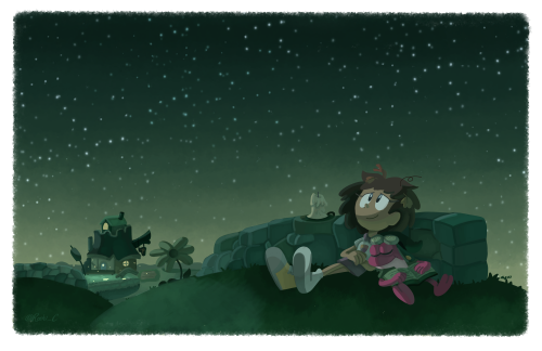 With Amphibia coming to an end, I wanted to go back a little bit and make a piece based on one of my