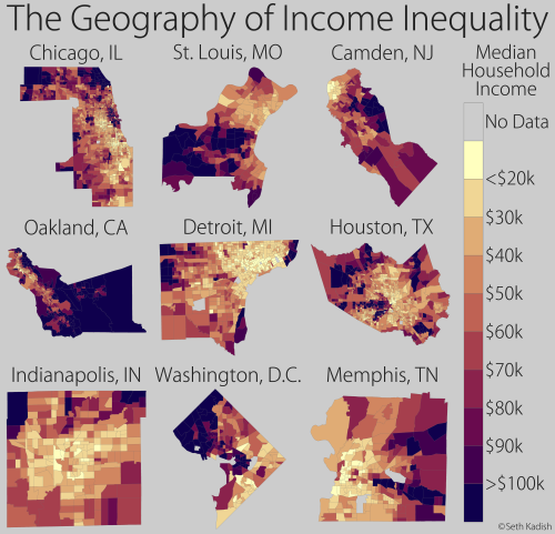 It’s no secret that the disparity in wealth is growing. This inequality manifests itself geographica