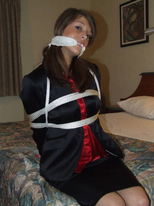 tiedgirlsarethebest:  martuse60:  One of my Favorite Girls, I believe her name is Kristen.  I would abduct her in a heartbeat.  She modeled under the name Kristen at Dan’s Bondage Babes. Dan has/had a bevy of hotties who model(ed) for him. 